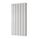 Typhoon - White Designer Radiator H800mm x W408mm Double Panel - Feet Included