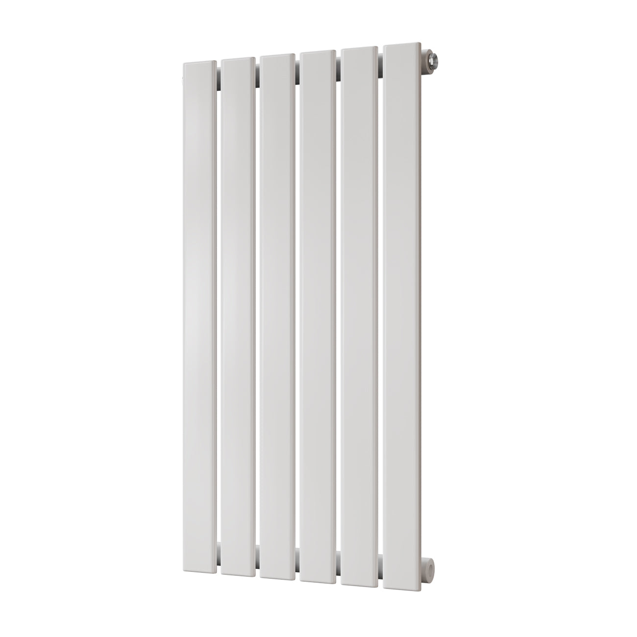 Typhoon - White Designer Radiator H800mm x W408mm Single Panel - Feet Included