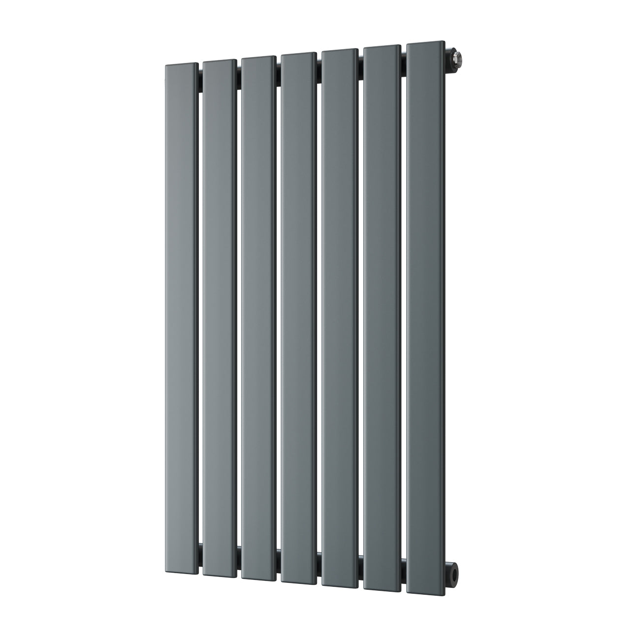 Typhoon - Anthracite Designer Radiator H800mm x W476mm Single Panel - Feet Included
