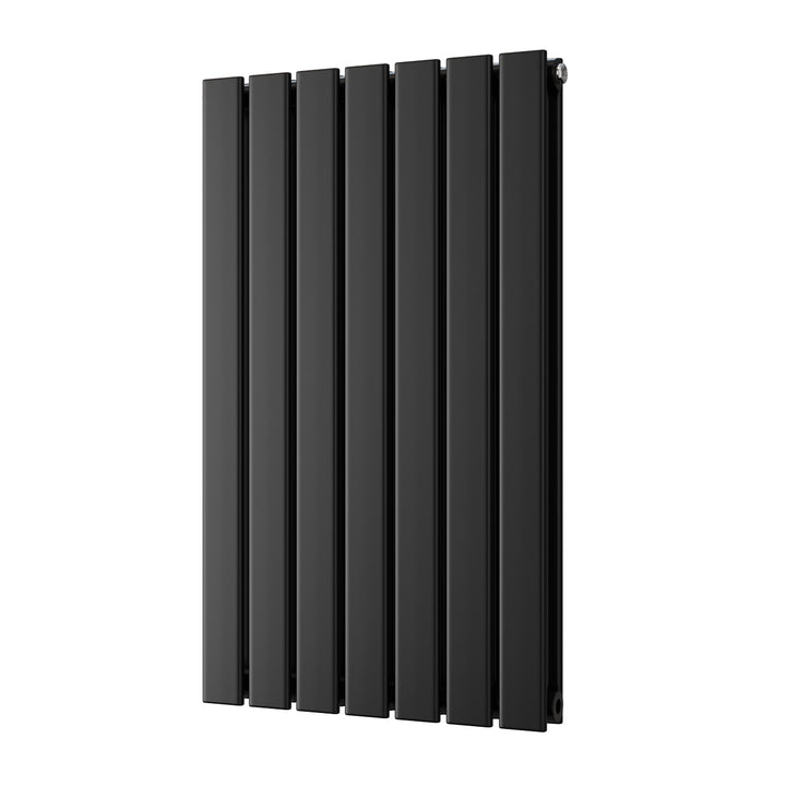 Typhoon - Black Designer Radiator H800mm x W476mm Double Panel - Feet Included