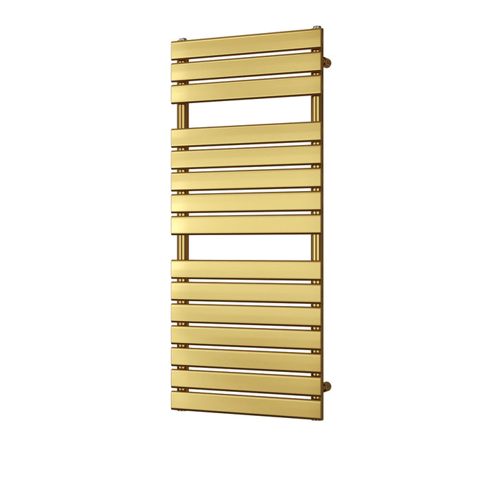 Typhoon - Brushed Brass Towel Radiator - H1156mm x W500mm