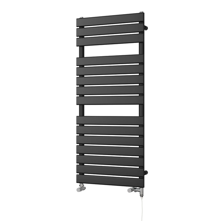Typhoon - Black Dual Fuel Towel Rail H1156mm x W500mm Standard
