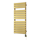 Typhoon - Brushed Brass Electric Towel Rail H1156mm x W500mm 600w Thermostatic WIFI