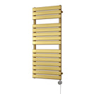 Typhoon - Brushed Brass Electric Towel Rail H1156mm x W500mm 600w Thermostatic