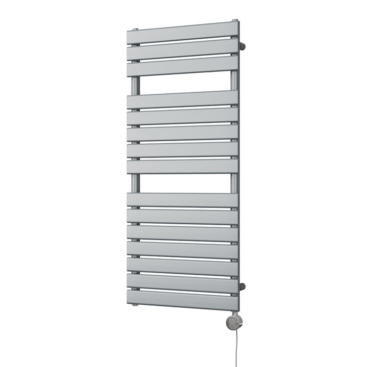 Typhoon - Silver Electric Towel Rail H1156mm x W500mm 600w Thermostatic