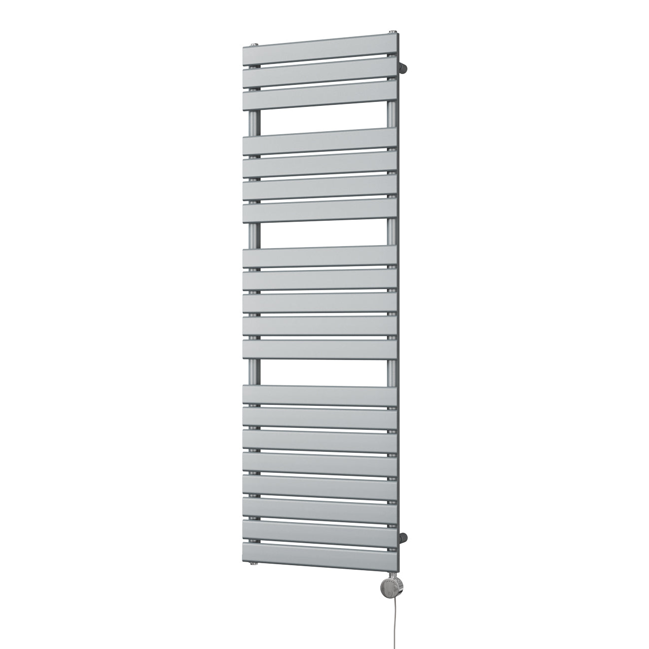 Typhoon - Silver Electric Towel Rail H1564mm x W500mm 600w Thermostatic
