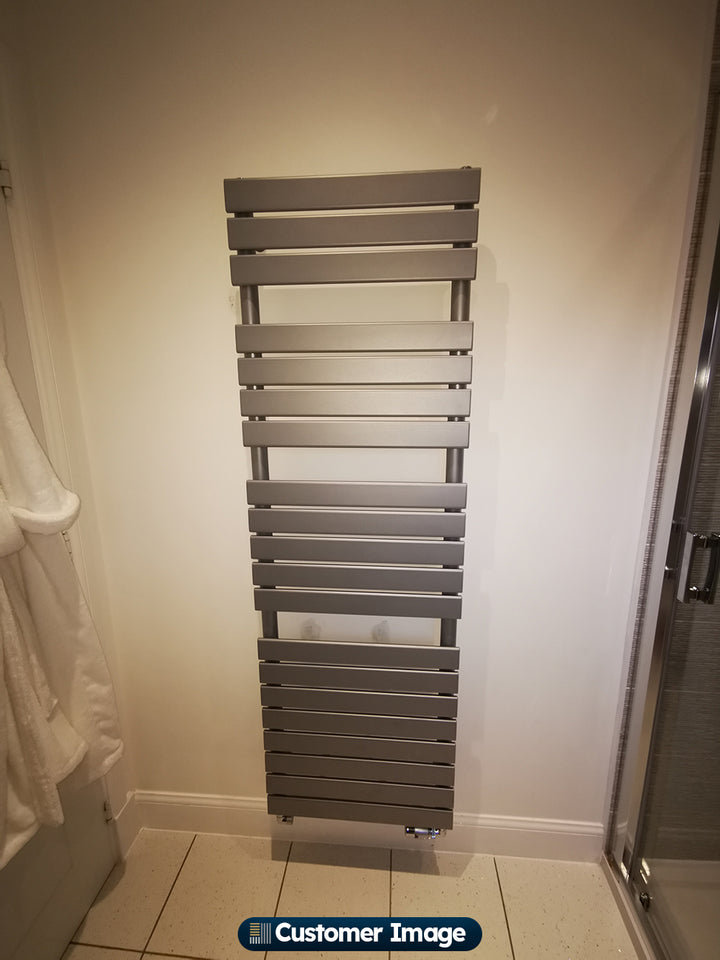 Typhoon - Silver Towel Radiator - H1564mm x W500mm