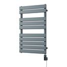 Typhoon - Anthracite Electric Towel Rail H816mm x W500mm 300w Thermostatic WIFI