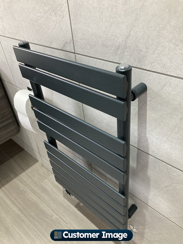 Typhoon - Anthracite Towel Radiator - H816mm x W500m