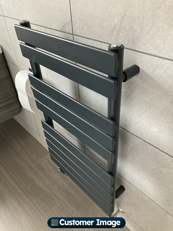 Typhoon - Anthracite Towel Radiator - H816mm x W500m