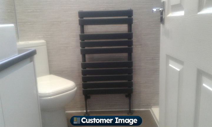 Typhoon - Anthracite Towel Radiator - H816mm x W500m