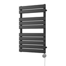 Typhoon - Black Electric Towel Rail H816mm x W500mm 300w Thermostatic