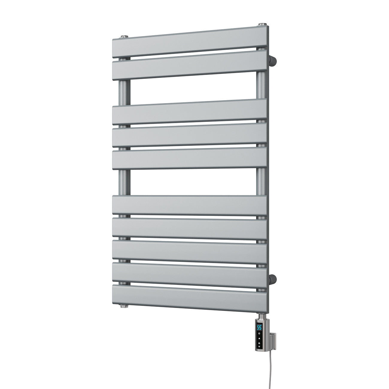 Typhoon - Silver Electric Towel Rail H816mm x W500mm 300w Thermostatic WIFI
