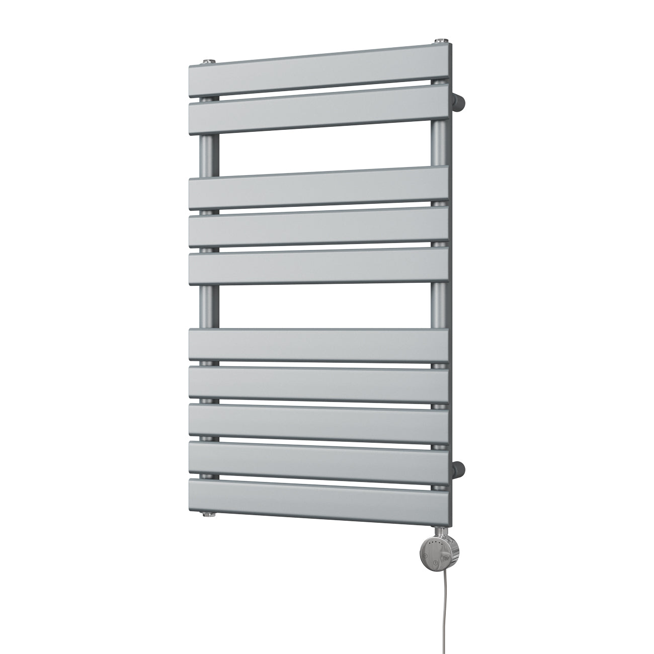 Typhoon - Silver Electric Towel Rail H816mm x W500mm 300w Thermostatic