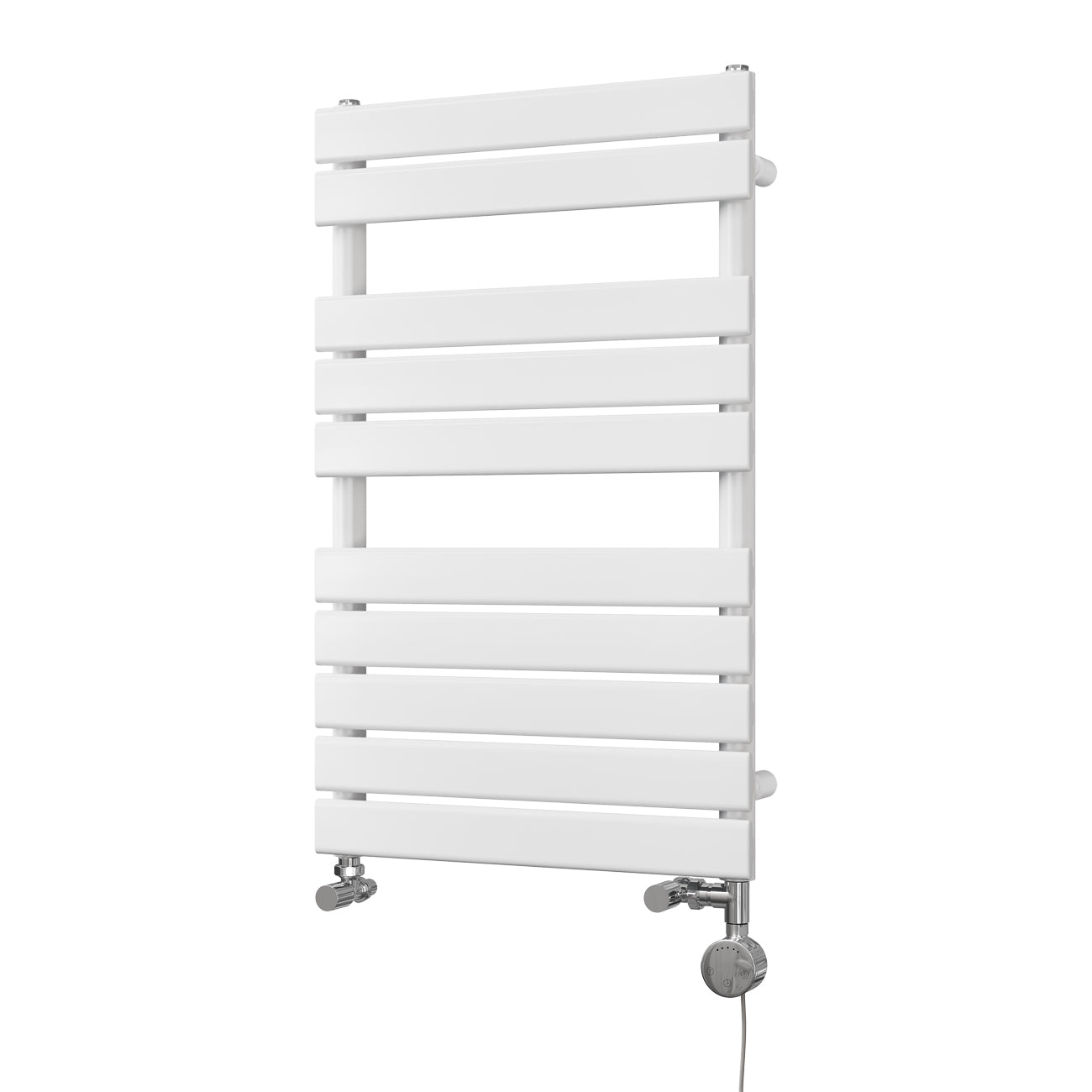 Typhoon - White Dual Fuel Towel Rail H816mm x W500mm Thermostatic