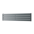 Typhoon Axis - Anthracite Horizontal Radiator H272mm x W1200mm Single Panel
