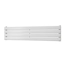 Typhoon Axis - White Horizontal Radiator H272mm x W1200mm Single Panel