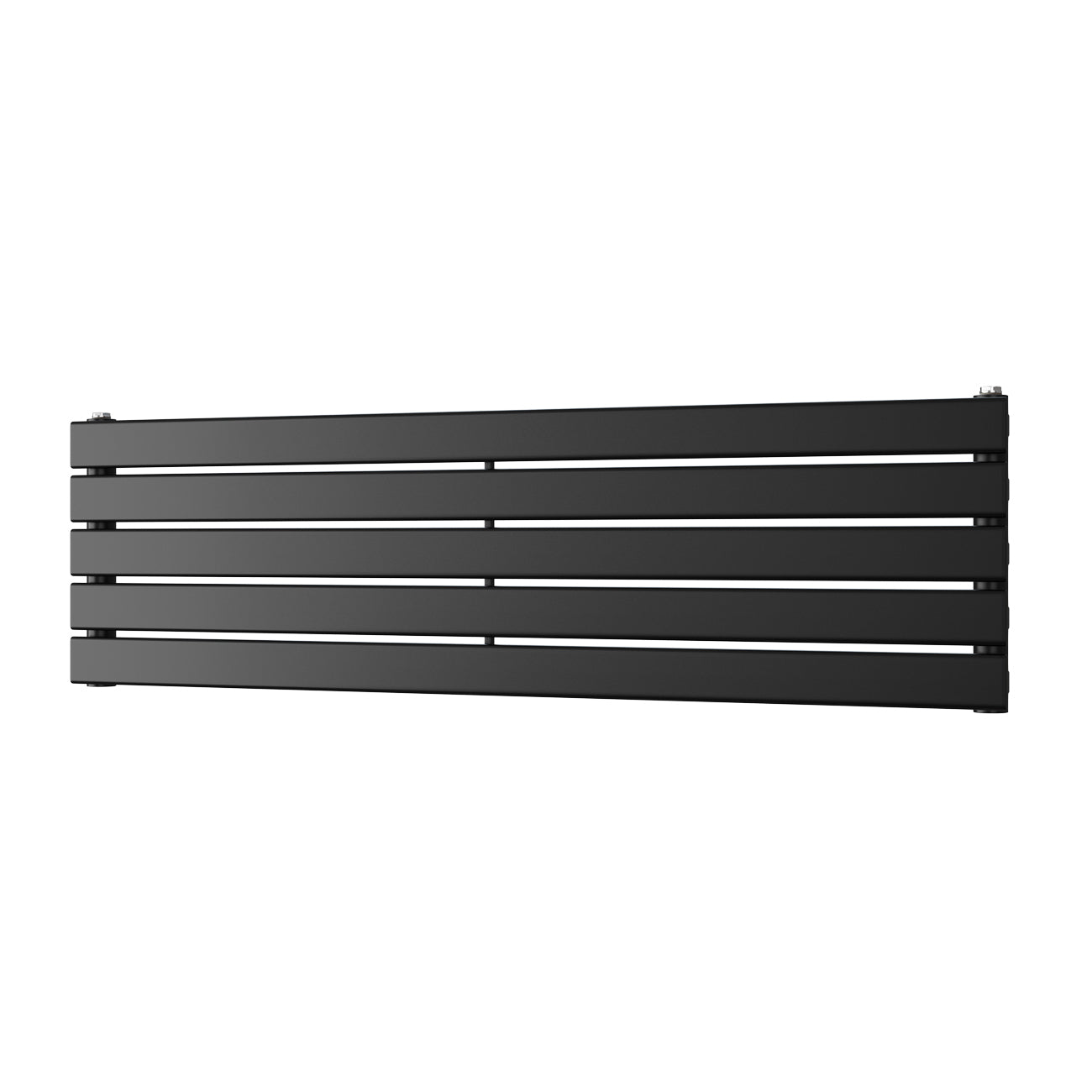 Typhoon Axis - Black Horizontal Radiator H340mm x W1200mm Single Panel