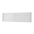 Typhoon Axis - White Horizontal Radiator H340mm x W1200mm Single Panel