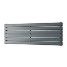 Typhoon Axis - Anthracite Horizontal Radiator H408mm x W1200mm Double Panel