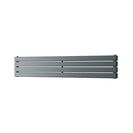 Typhoon Axis - Anthracite Horizontal Radiator H272mm x W1400mm Double Panel
