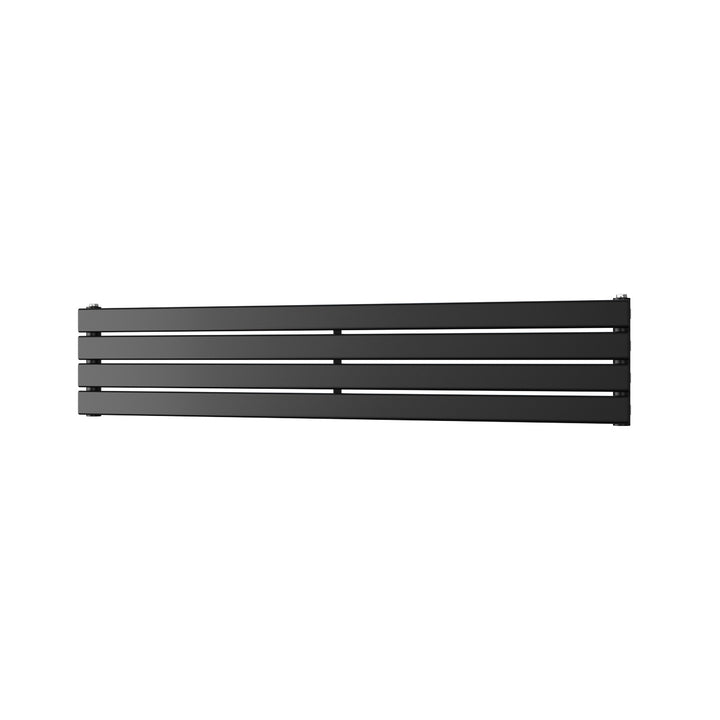Typhoon Axis - Black Horizontal Radiator H272mm x W1400mm Single Panel
