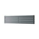 Typhoon Axis - Anthracite Horizontal Radiator H340mm x W1400mm Double Panel