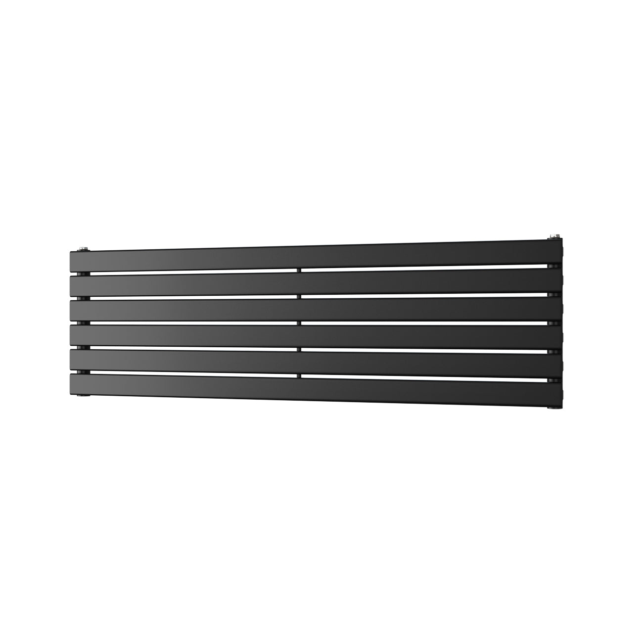 Typhoon Axis - Black Horizontal Radiator H408mm x W1400mm Single Panel