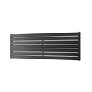 Typhoon Axis - Black Horizontal Radiator H476mm x W1400mm Single Panel