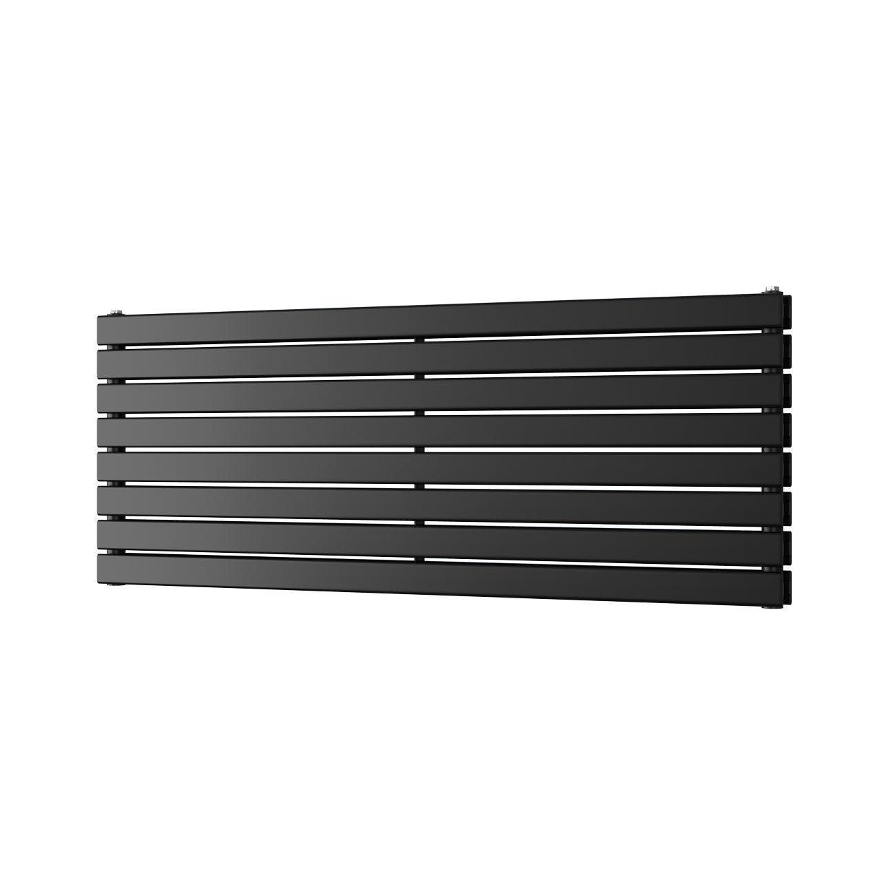 Typhoon Axis - Black Horizontal Radiator H544mm x W1400mm Double Panel