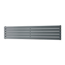 Typhoon Axis - Anthracite Horizontal Radiator H340mm x W1600mm Single Panel