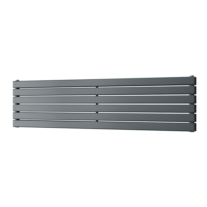 Typhoon Axis - Anthracite Horizontal Radiator H408mm x W1600mm Double Panel