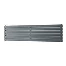 Typhoon Axis - Anthracite Horizontal Radiator H408mm x W1600mm Double Panel