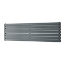 Typhoon Axis - Anthracite Horizontal Radiator H476mm x W1600mm Double Panel