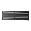 Typhoon Axis - Black Horizontal Radiator H476mm x W1600mm Single Panel