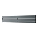 Typhoon Axis - Anthracite Horizontal Radiator H340mm x W1800mm Double Panel