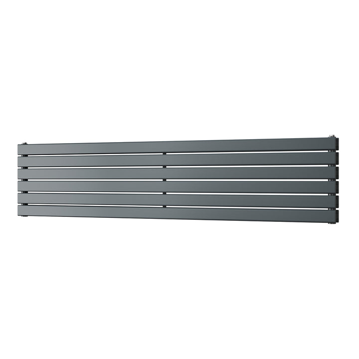 Typhoon Axis - Anthracite Horizontal Radiator H408mm x W1800mm Double Panel