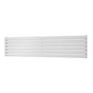 Typhoon Axis - White Horizontal Radiator H408mm x W1800mm Single Panel