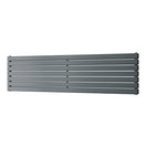 Typhoon Axis - Anthracite Horizontal Radiator H476mm x W1800mm Double Panel