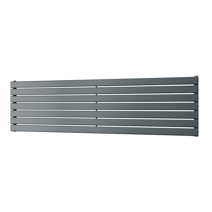 Typhoon Axis - Anthracite Horizontal Radiator H476mm x W1800mm Single Panel
