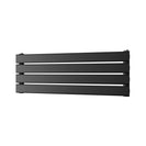 Typhoon Axis - Black Horizontal Radiator H272mm x W800mm Single Panel