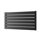 Typhoon Axis - Black Horizontal Radiator H408mm x W800mm Single Panel