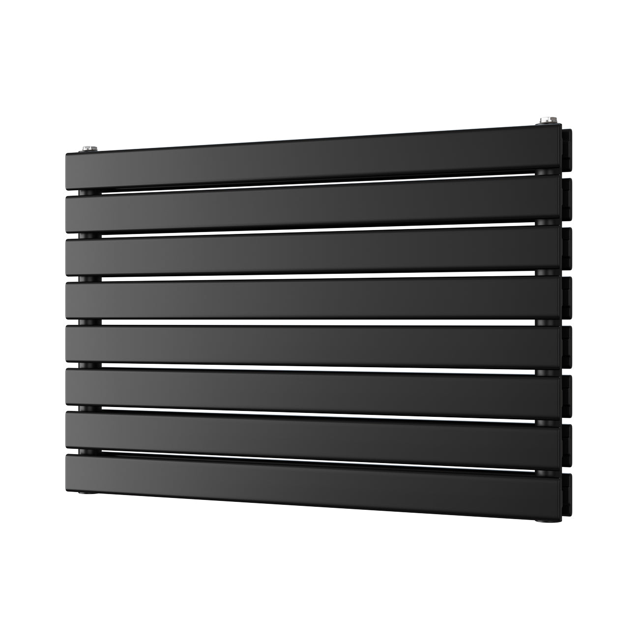 Typhoon Axis - Black Horizontal Radiator H544mm x W800mm Double Panel
