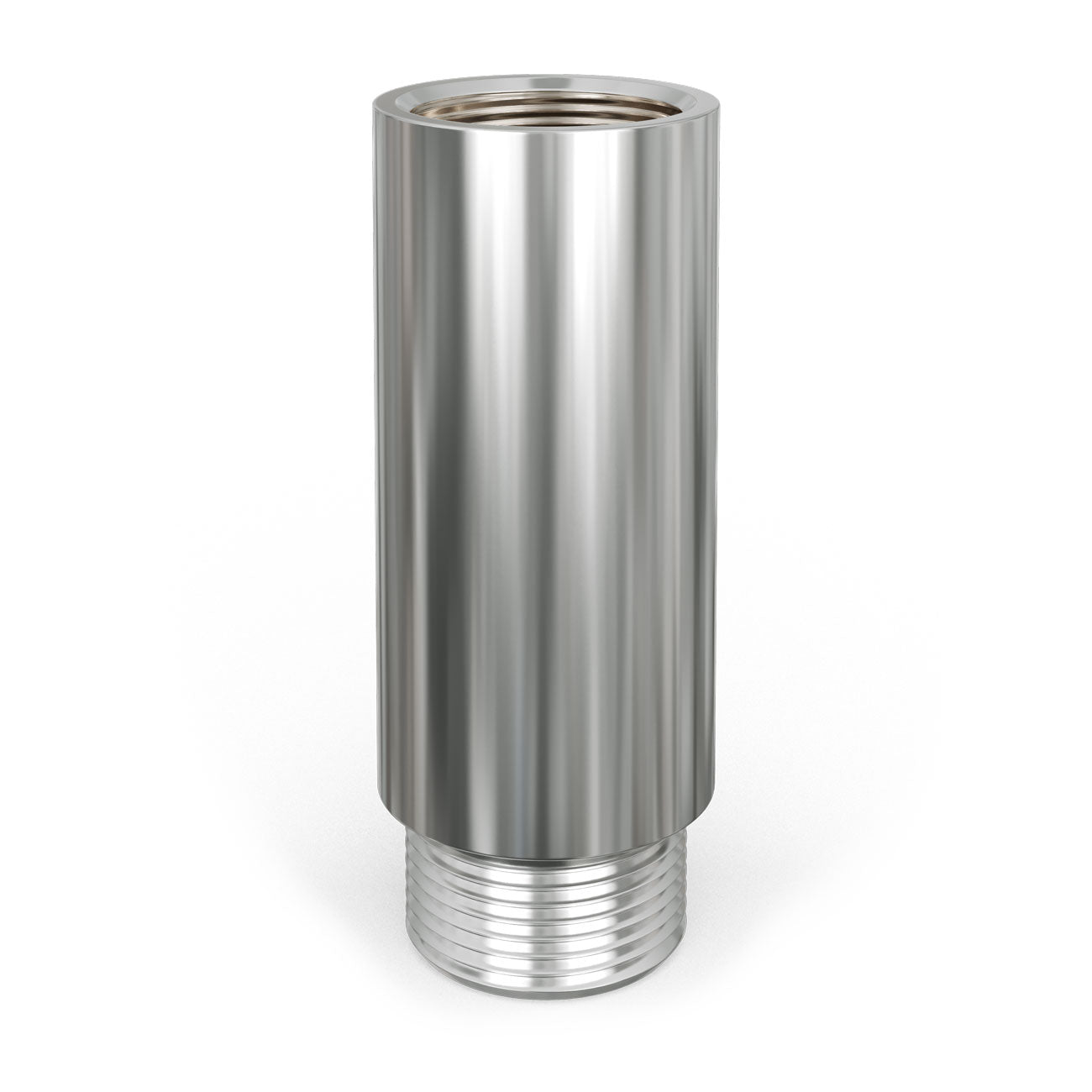 Radiator Valve Tail Extension 50mm 1/2" MxF - Chrome