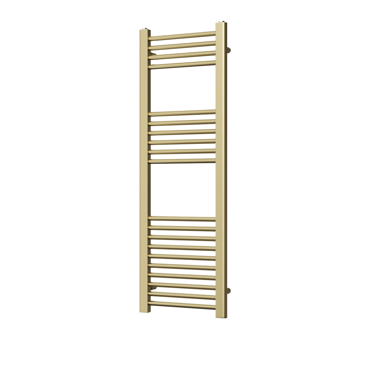 Zeal - Brushed Brass Heated Towel Rail - H1200mm x W400mm - Straight