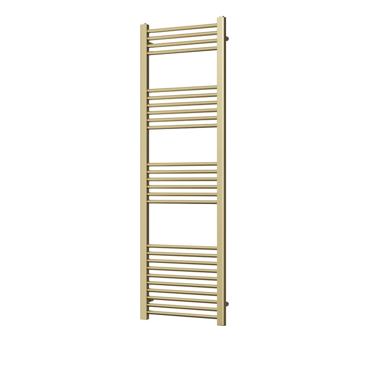 Zeal - Brushed Brass Heated Towel Rail - H1600mm x W500mm - Straight