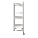 Zennor - White Electric Towel Rail H1000mm x W400mm Curved 300w Thermostatic WIFI