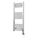 Zennor - Chrome Electric Towel Rail H1000mm x W400mm Straight 200w Thermostatic WIFI