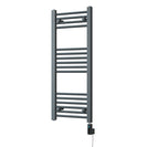 Zennor - Anthracite Electric Towel Rail H1000mm x W400mm Straight 300w Thermostatic WIFI