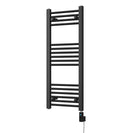 Zennor - Black Electric Towel Rail H1000mm x W400mm Straight 300w Thermostatic WIFI